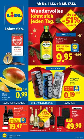 Prospekte Lidl - 11.12.2025 - 17.12.2025.