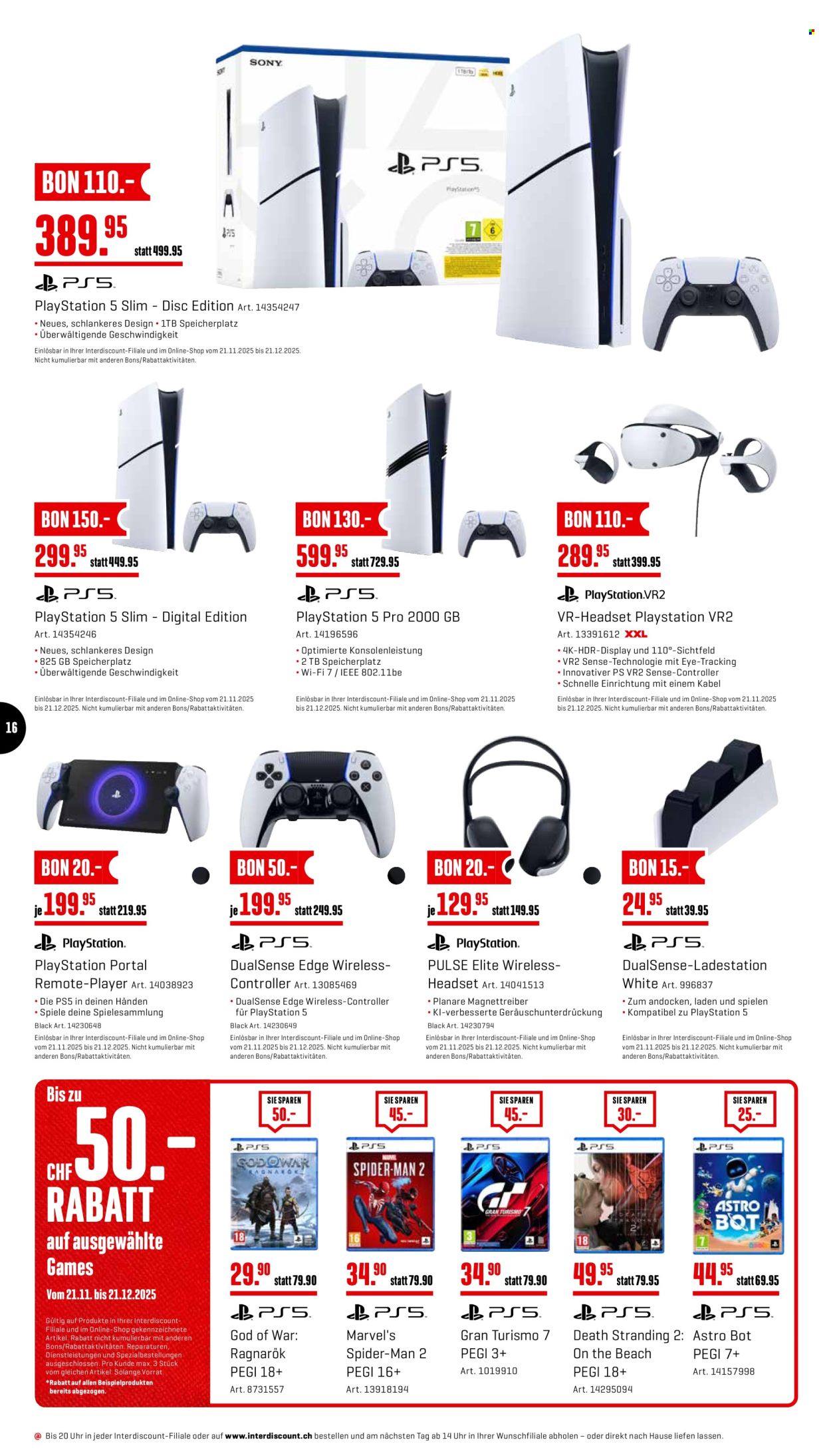 Prospekt Interdiscount - 8.12.2025 - 21.12.2025. Seite 16