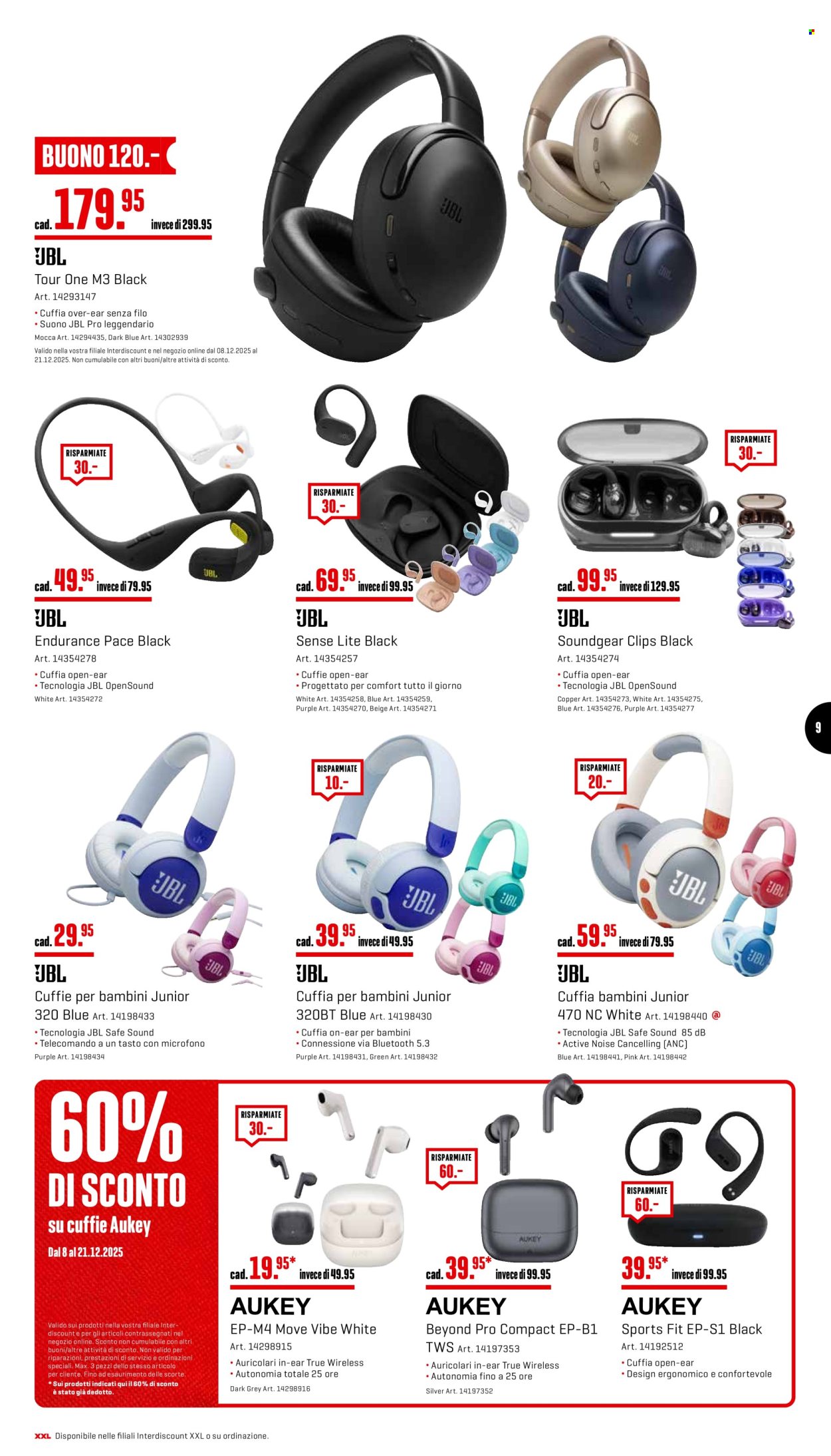 Volantino Interdiscount - 8.12.2025 - 21.12.2025. Pagina 9