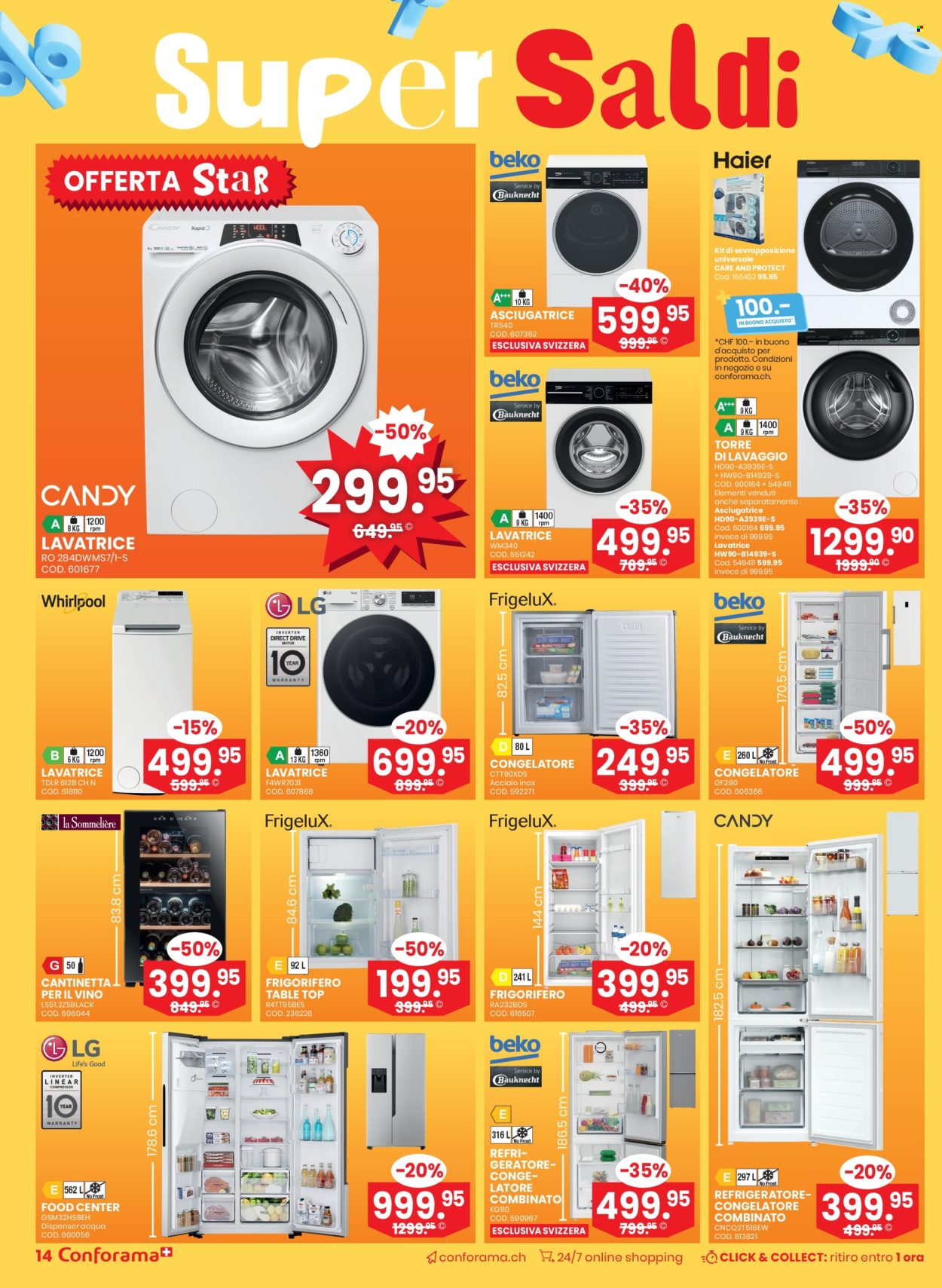 Volantino Conforama - 10.12.2025 - 23.12.2025. Pagina 14