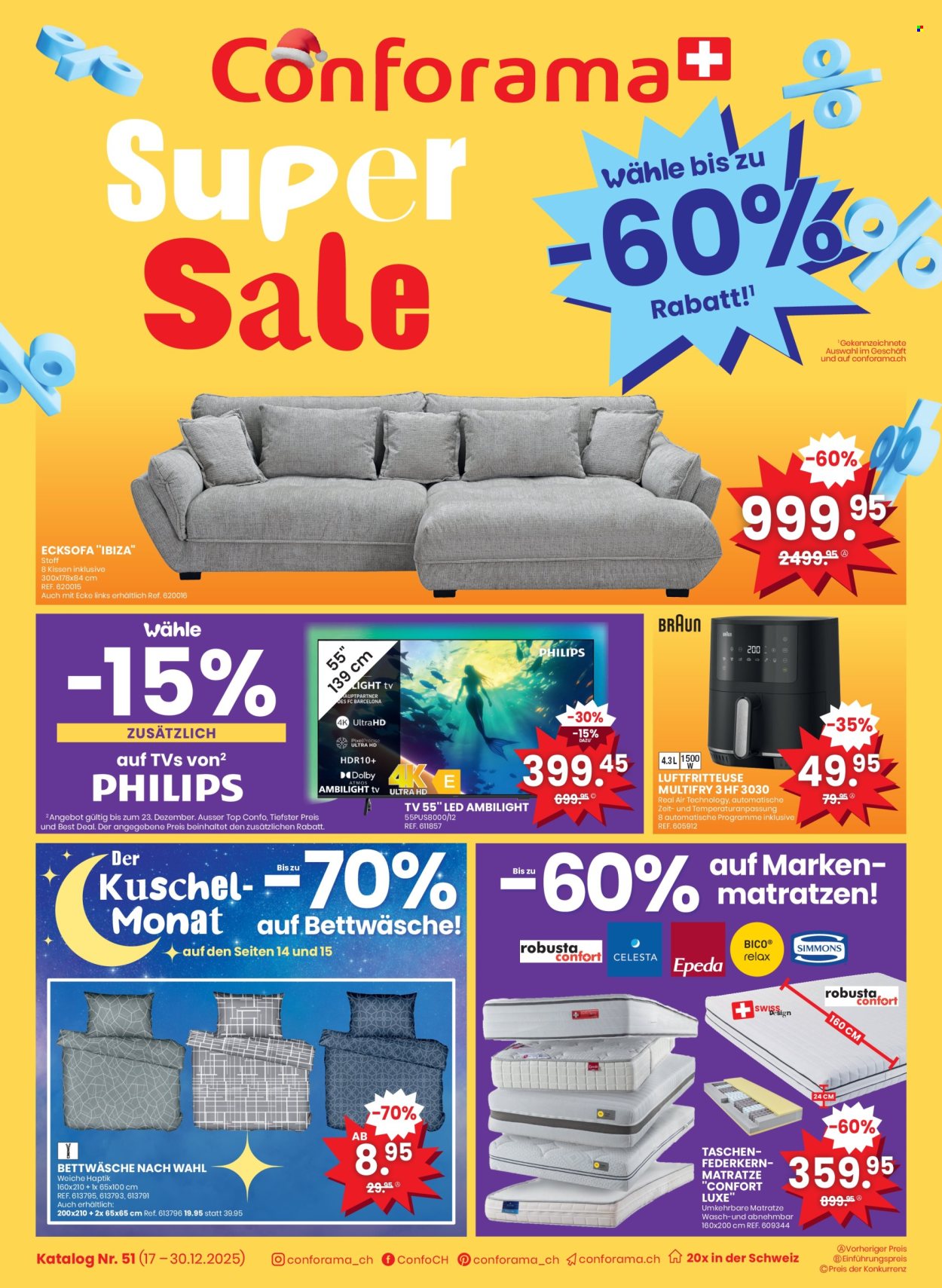 Volantino Conforama - 17.12.2025 - 30.12.2025. Pagina 1