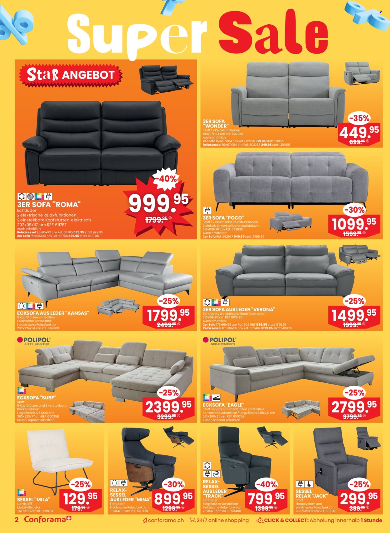 Volantino Conforama - 17.12.2025 - 30.12.2025. Pagina 2