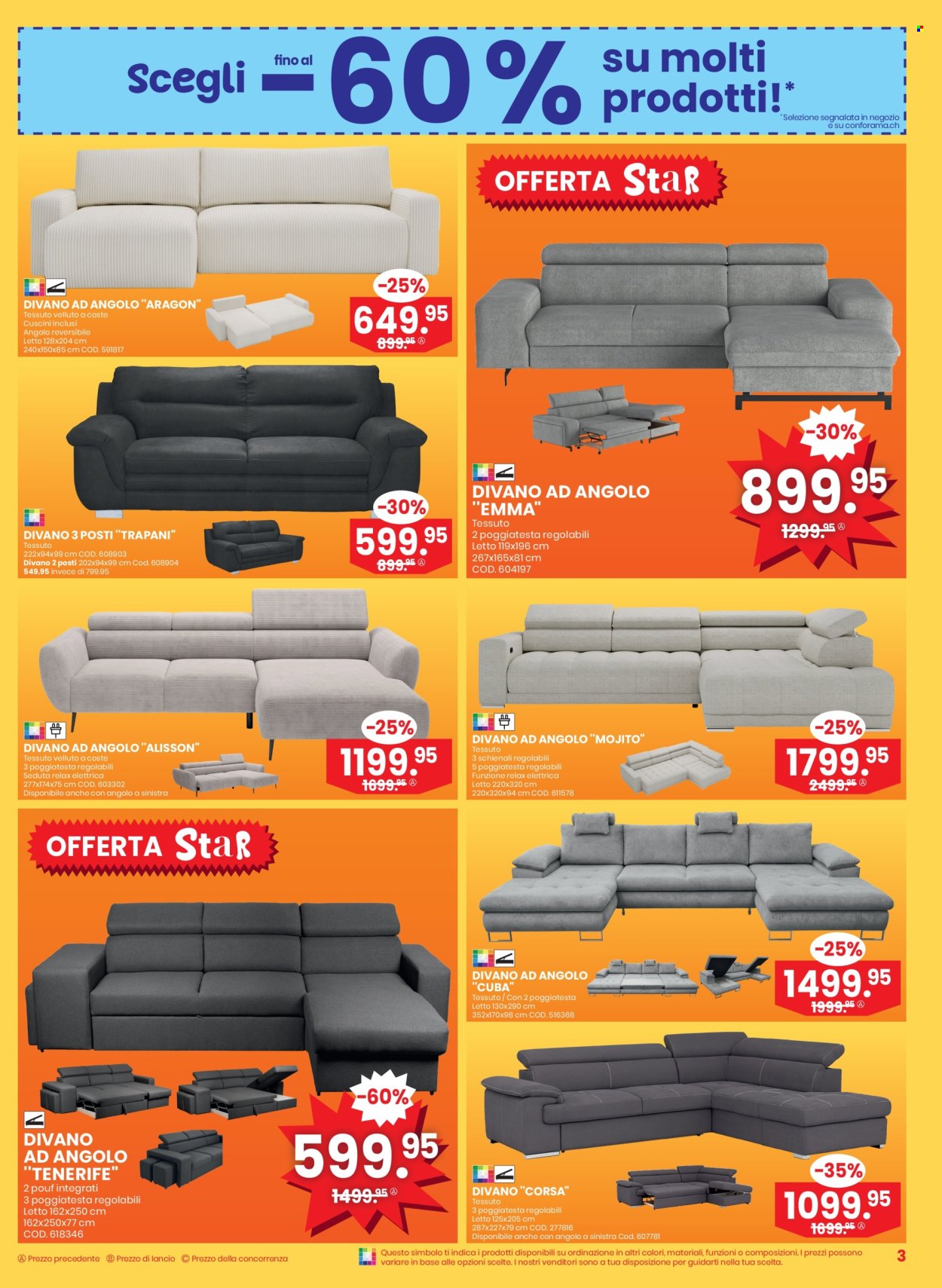Volantino Conforama - 17.12.2025 - 30.12.2025. Pagina 3