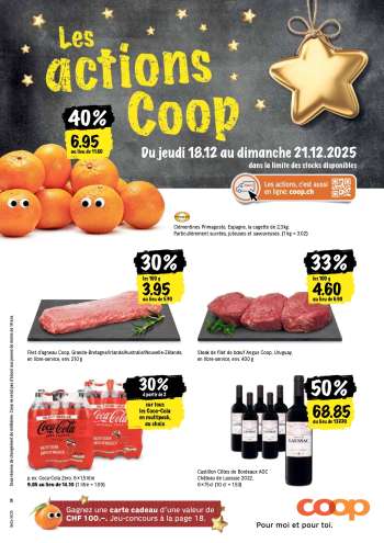 Prospekte Coop - 18.12.2025 - 21.12.2025.