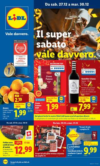 Volantino Lidl - 27.12.2025 - 30.12.2025.