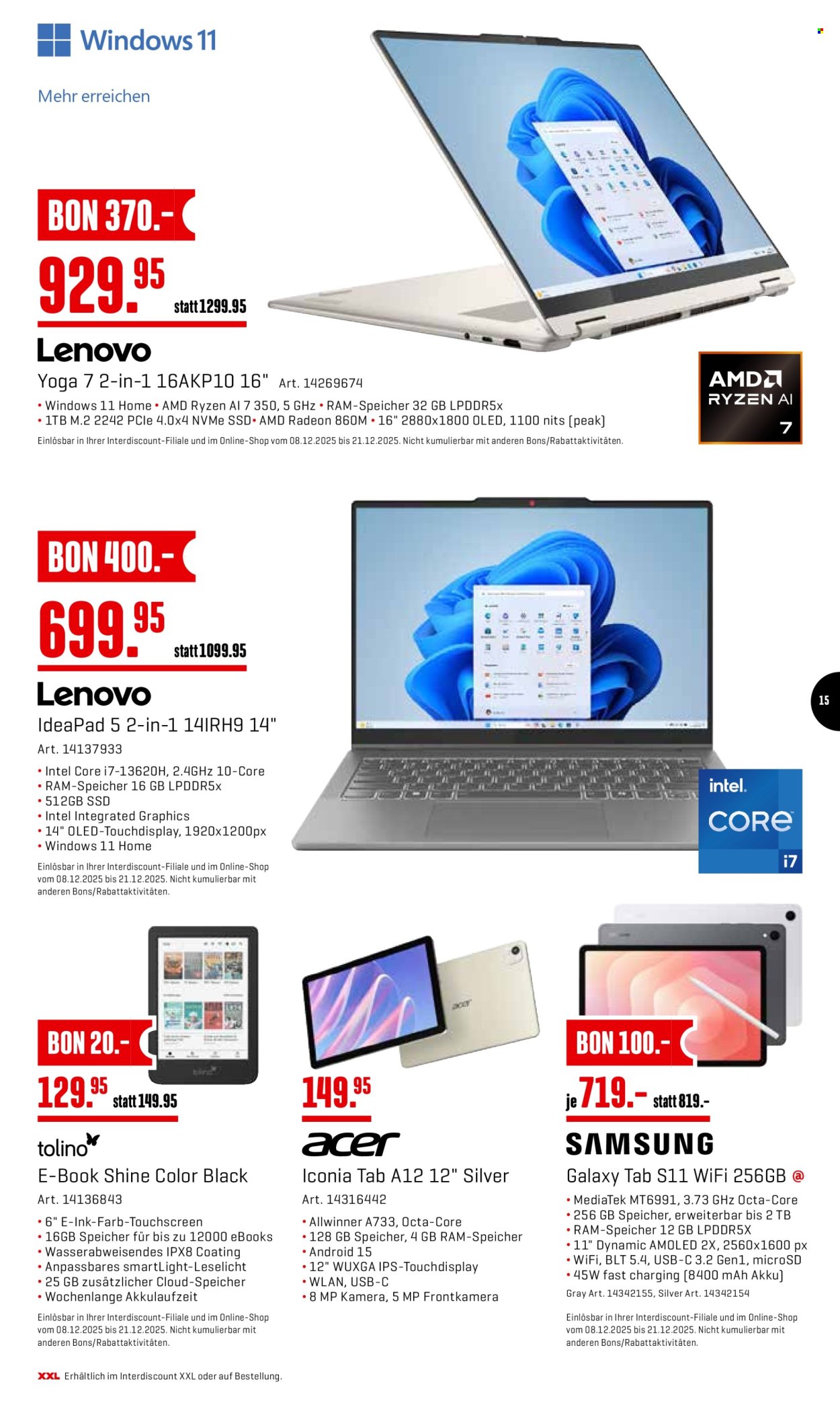 Volantino Interdiscount - 15.12.2025 - 21.12.2025. Pagina 15