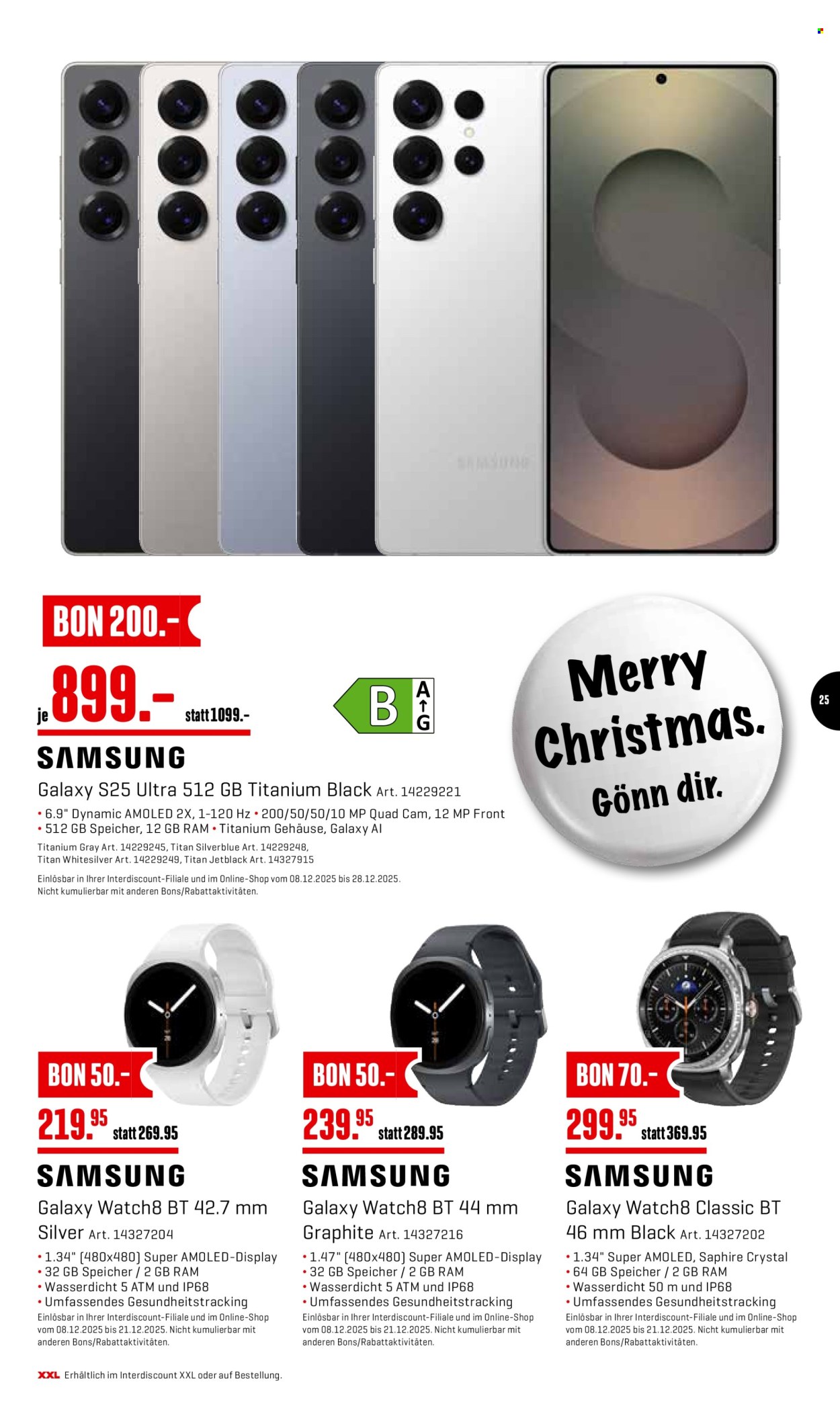 Volantino Interdiscount - 15.12.2025 - 21.12.2025. Pagina 25