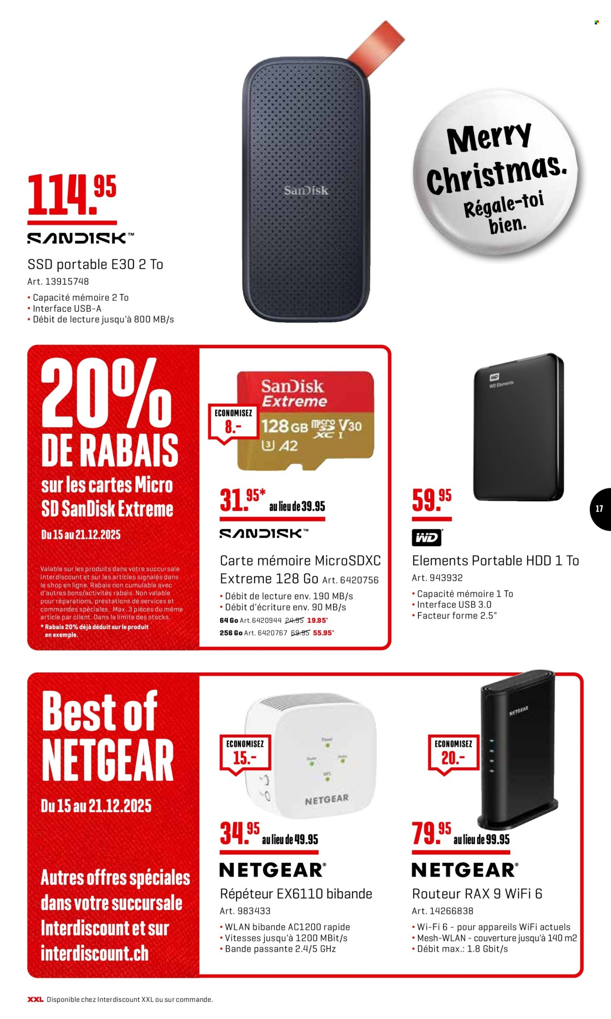 Prospekt Interdiscount - 15.12.2025 - 21.12.2025. Seite 17
