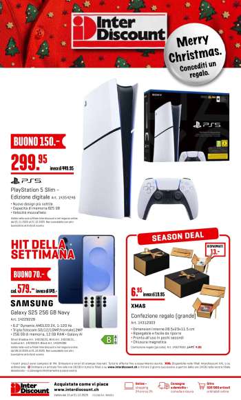 Volantino Interdiscount - 15.12.2025 - 21.12.2025.