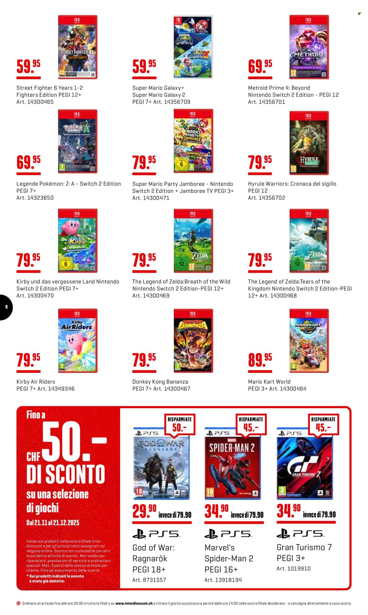 Prospekt Interdiscount - 15.12.2025 - 21.12.2025. Seite 4