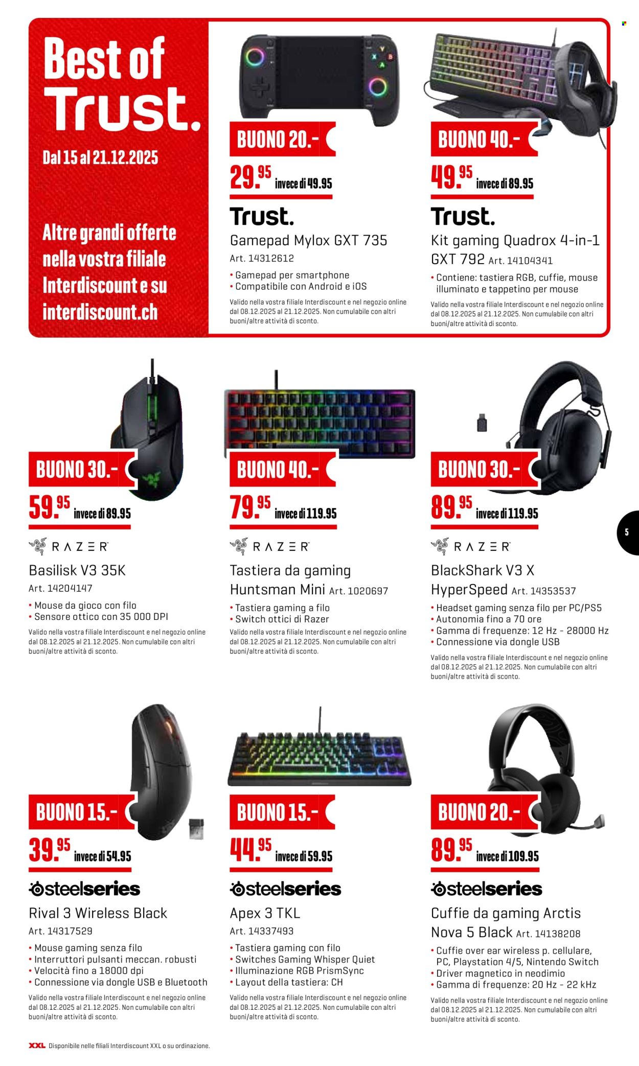Prospekt Interdiscount - 15.12.2025 - 21.12.2025. Seite 5