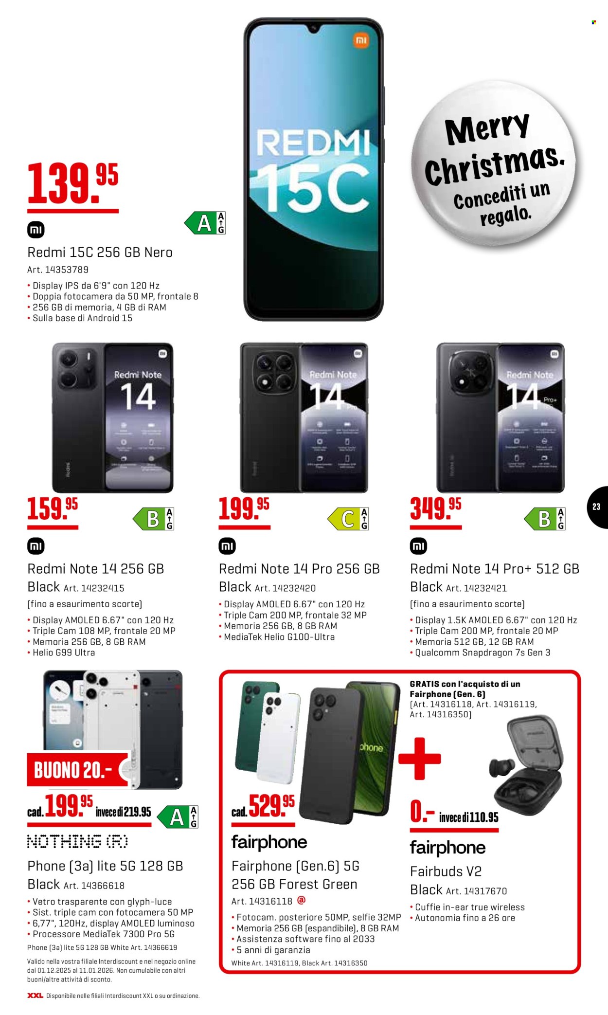 Prospekt Interdiscount - 15.12.2025 - 21.12.2025. Seite 23