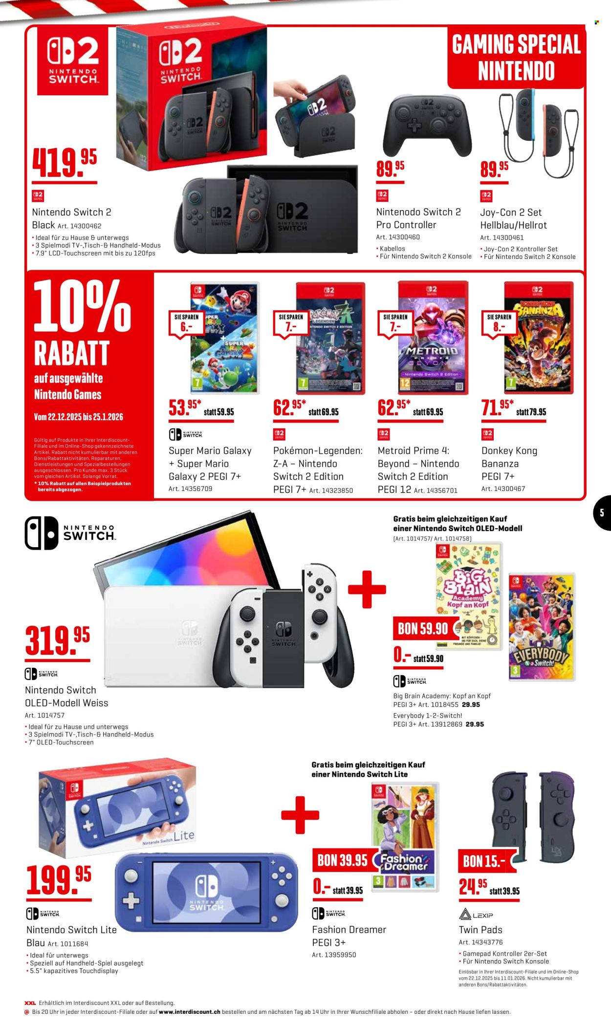 Prospekt Interdiscount - 22.12.2025 - 11.1.2026. Seite 5