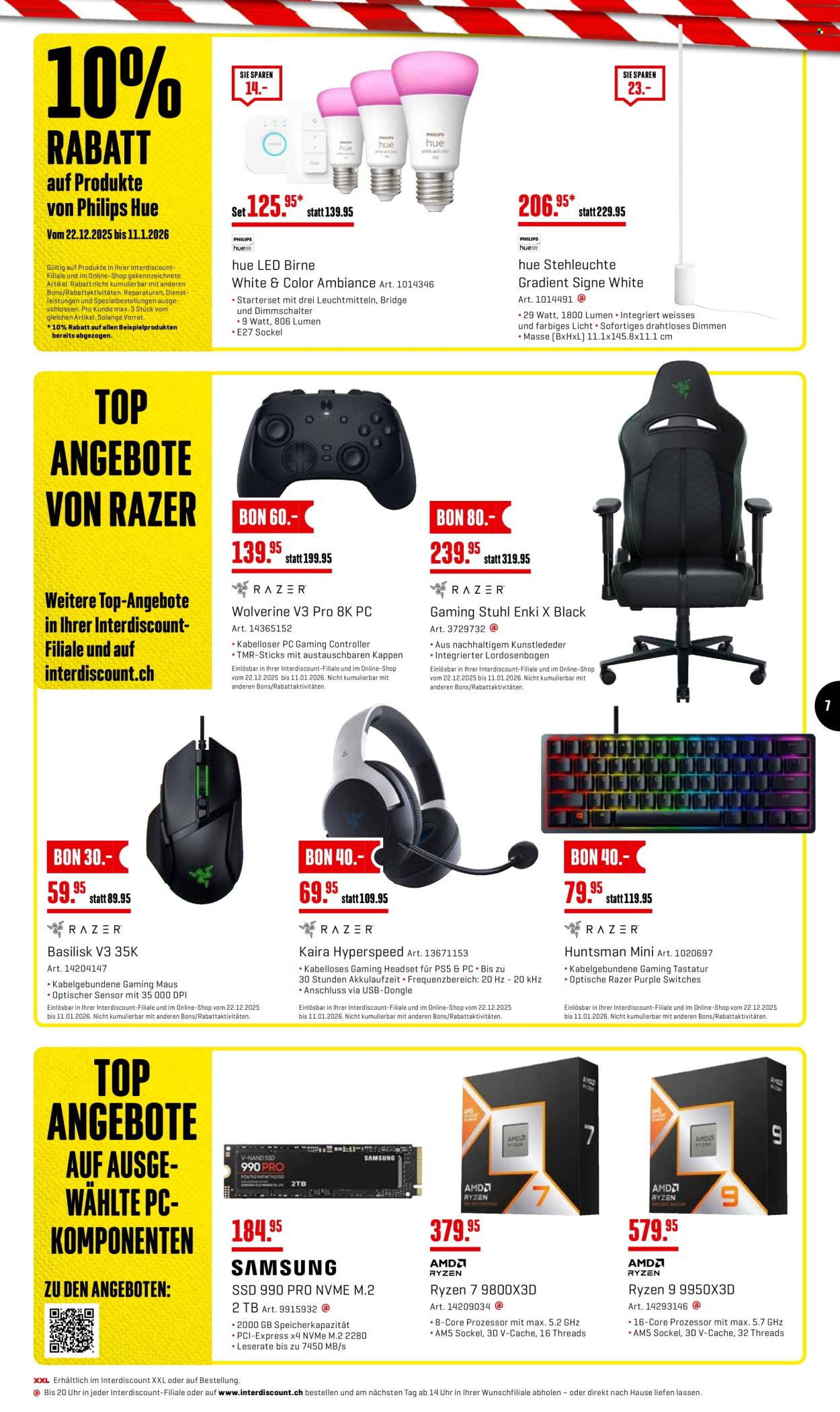 Prospekt Interdiscount - 22.12.2025 - 11.1.2026. Seite 7