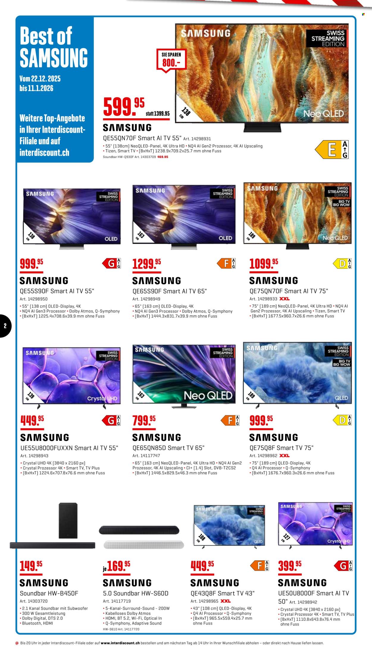 Prospekt Interdiscount - 22.12.2025 - 11.1.2026. Seite 2