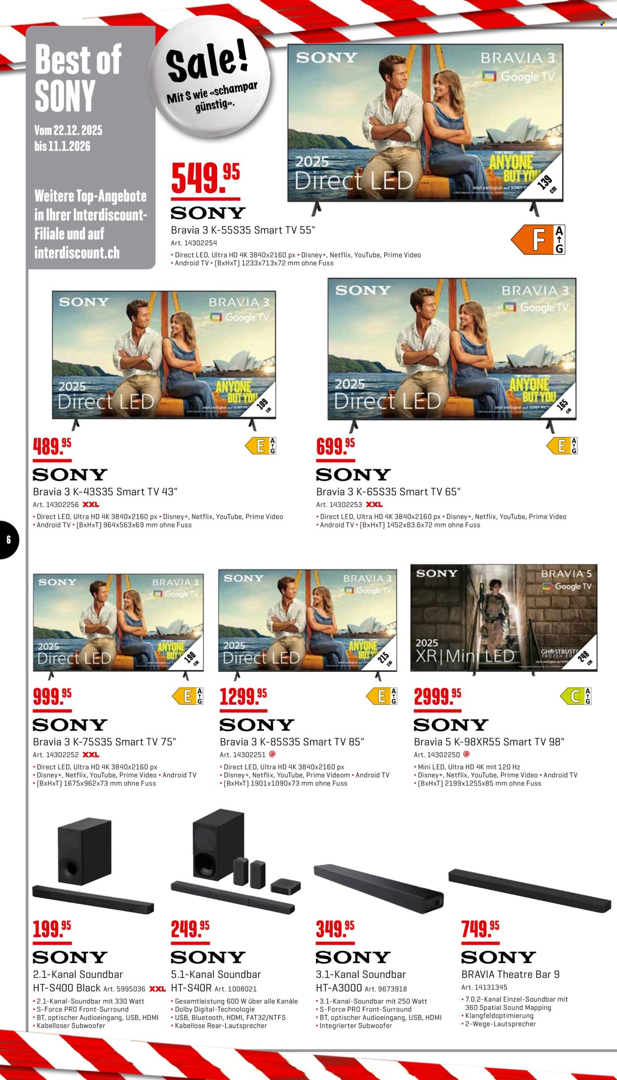 Prospekt Interdiscount - 22.12.2025 - 11.1.2026. Seite 6