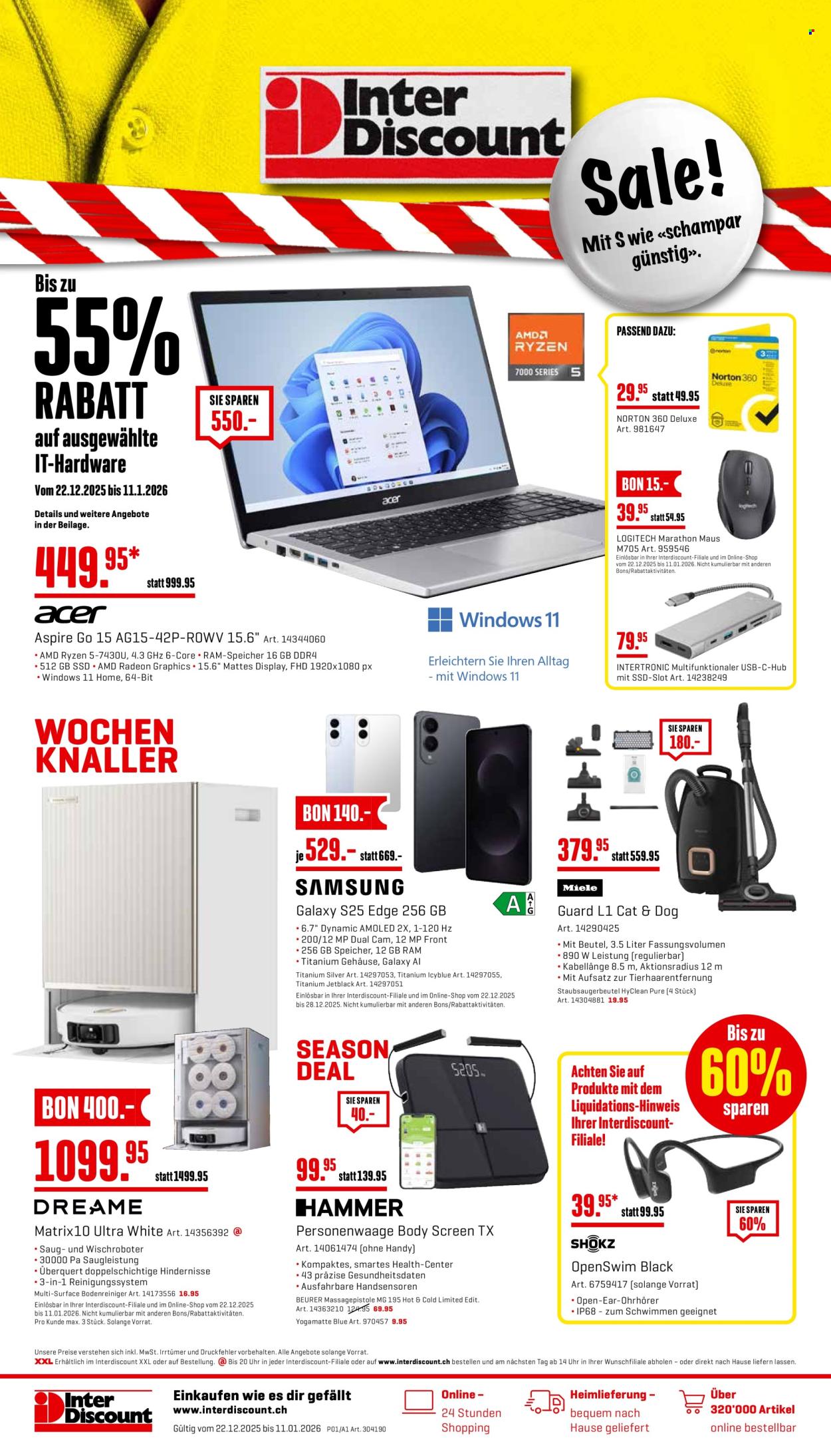 Prospekt Interdiscount - 22.12.2025 - 11.1.2026. Seite 24