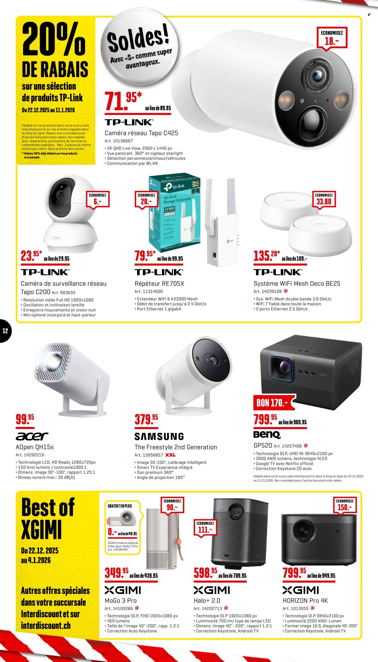 Catalogue Interdiscount - 22.12.2025 - 11.1.2026. Page 12
