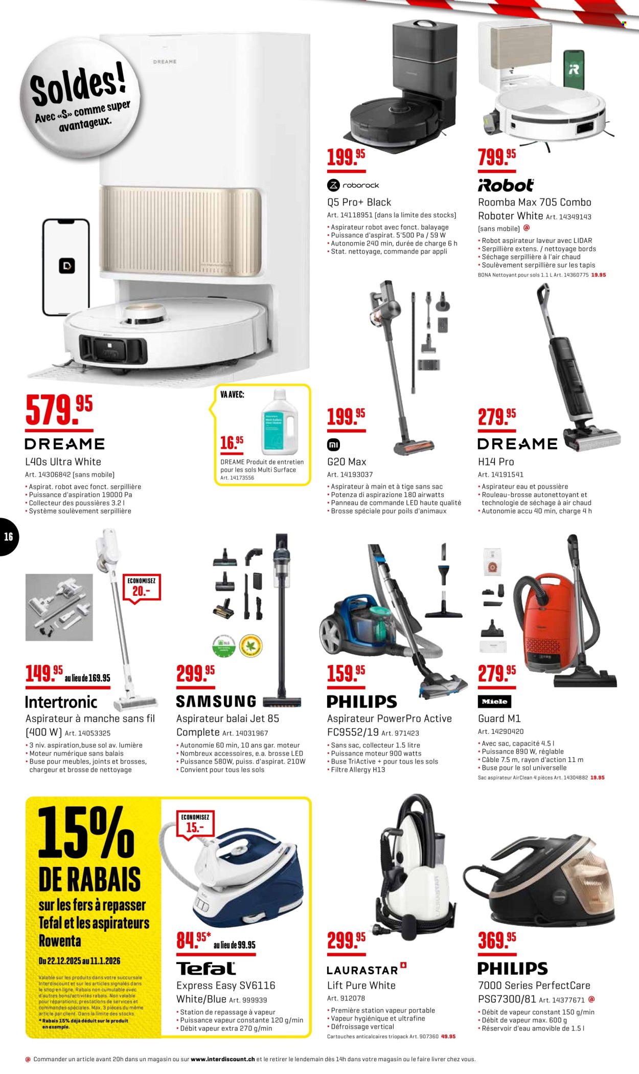 Catalogue Interdiscount - 22.12.2025 - 11.1.2026. Page 16