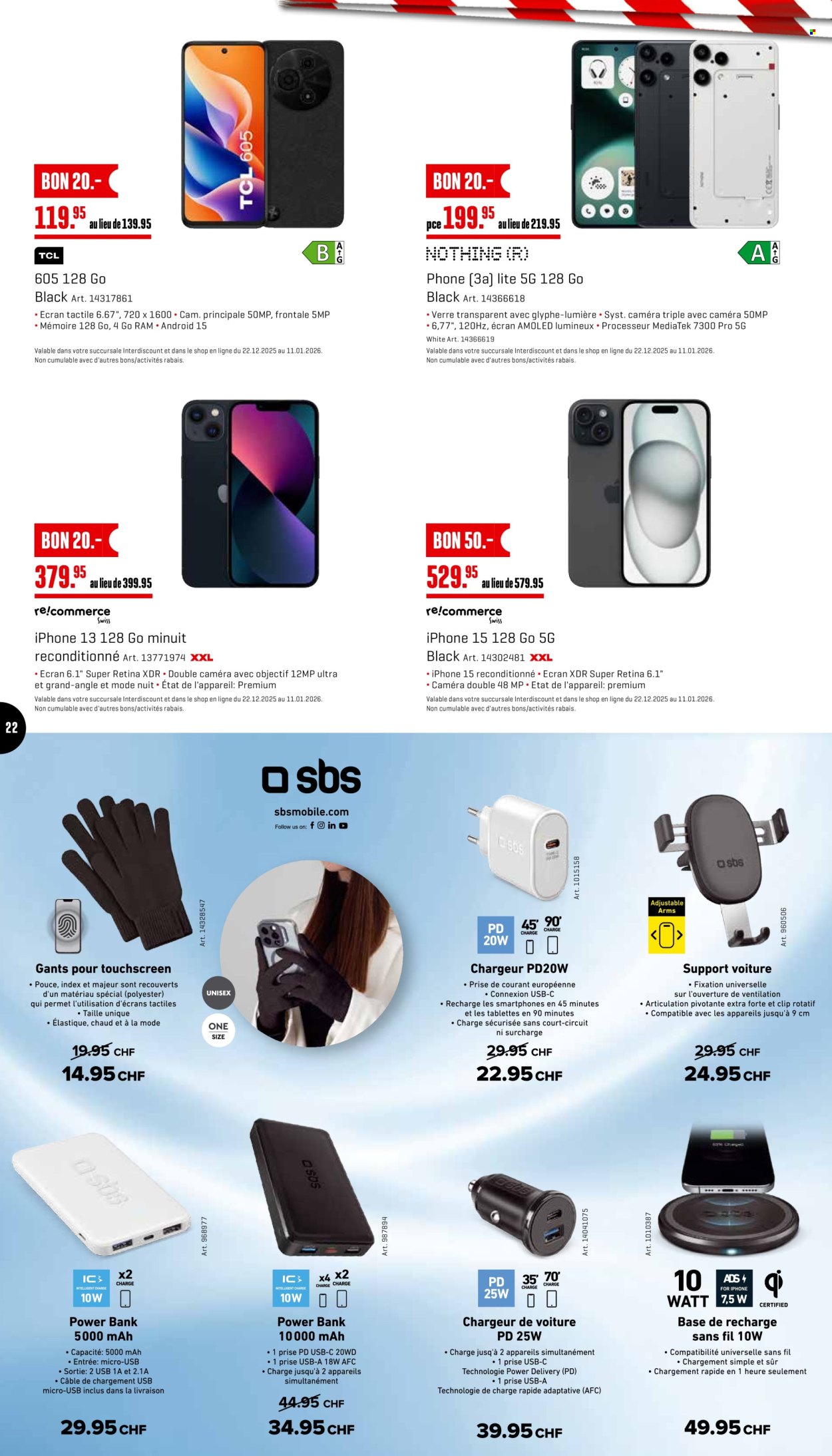 Catalogue Interdiscount - 22.12.2025 - 11.1.2026. Page 22