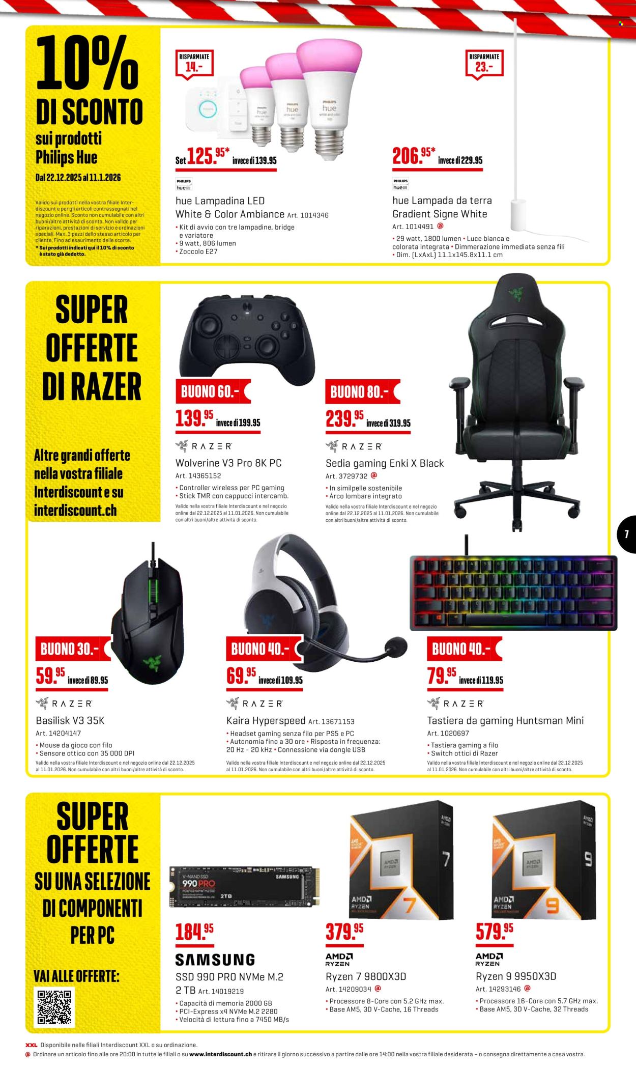 Prospekt Interdiscount - 22.12.2025 - 11.1.2026. Seite 7