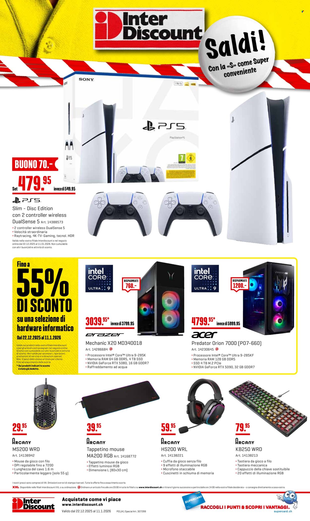 Prospekt Interdiscount - 22.12.2025 - 11.1.2026. Seite 8
