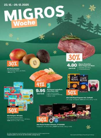 Prospekte Migros - 23.12.2025 - 29.12.2025.
