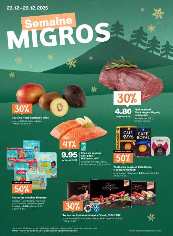 Prospekte Migros - 23.12.2025 - 29.12.2025.