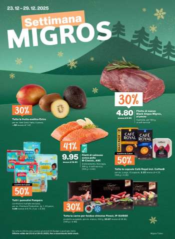 Volantino Migros - 23.12.2025 - 29.12.2025.