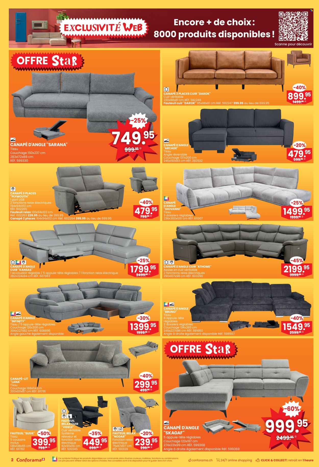 Volantino Conforama - 24.12.2025 - 6.1.2026. Pagina 2