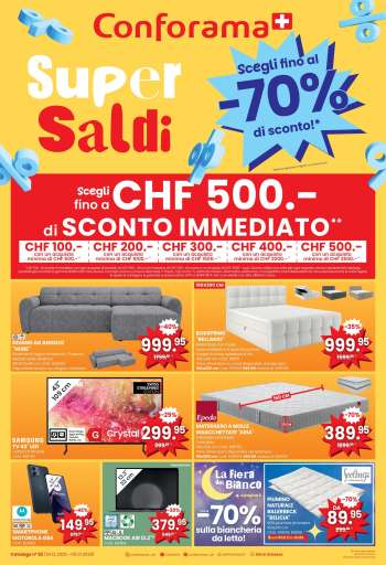 Volantino Conforama - 24.12.2025 - 6.1.2026.