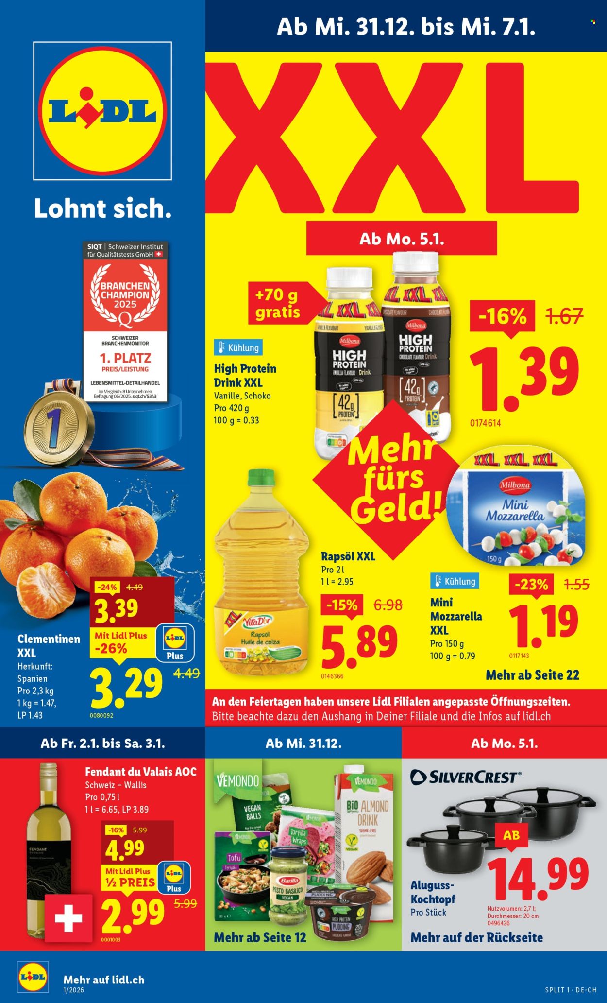 Volantino Lidl - 31.12.2025 - 7.1.2026. Pagina 1