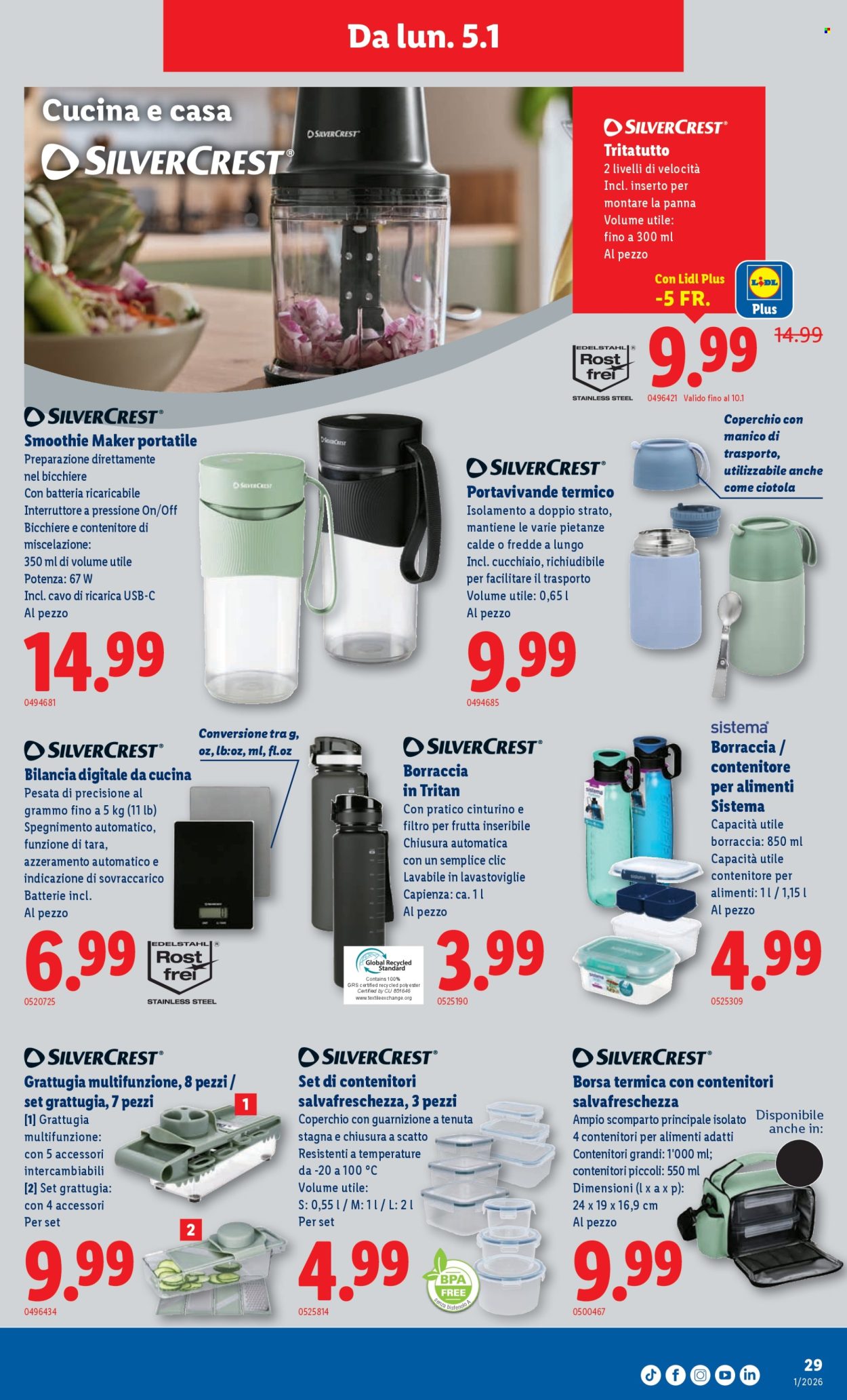 Volantino Lidl - 31.12.2025 - 7.1.2026. Pagina 29