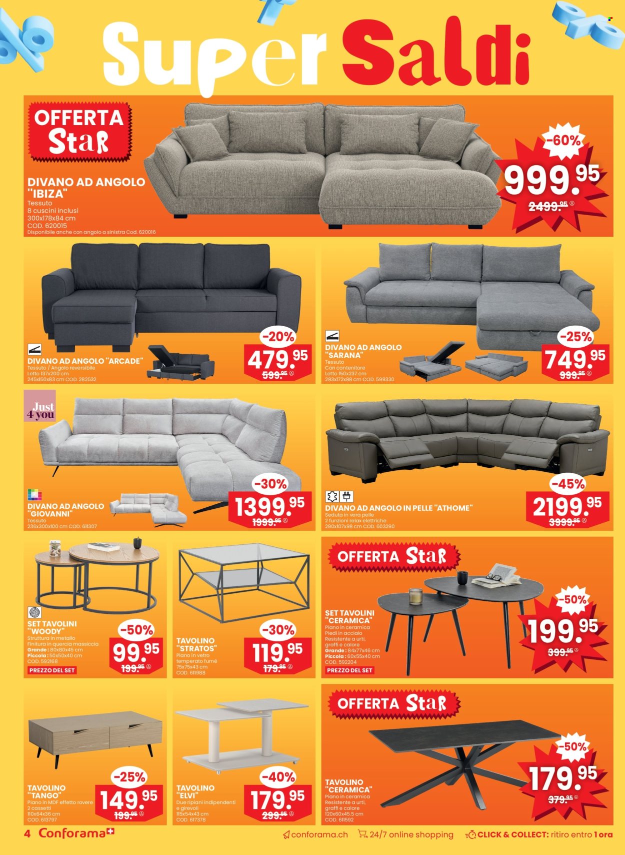 Volantino Conforama - 7.1.2026 - 20.1.2026. Pagina 4