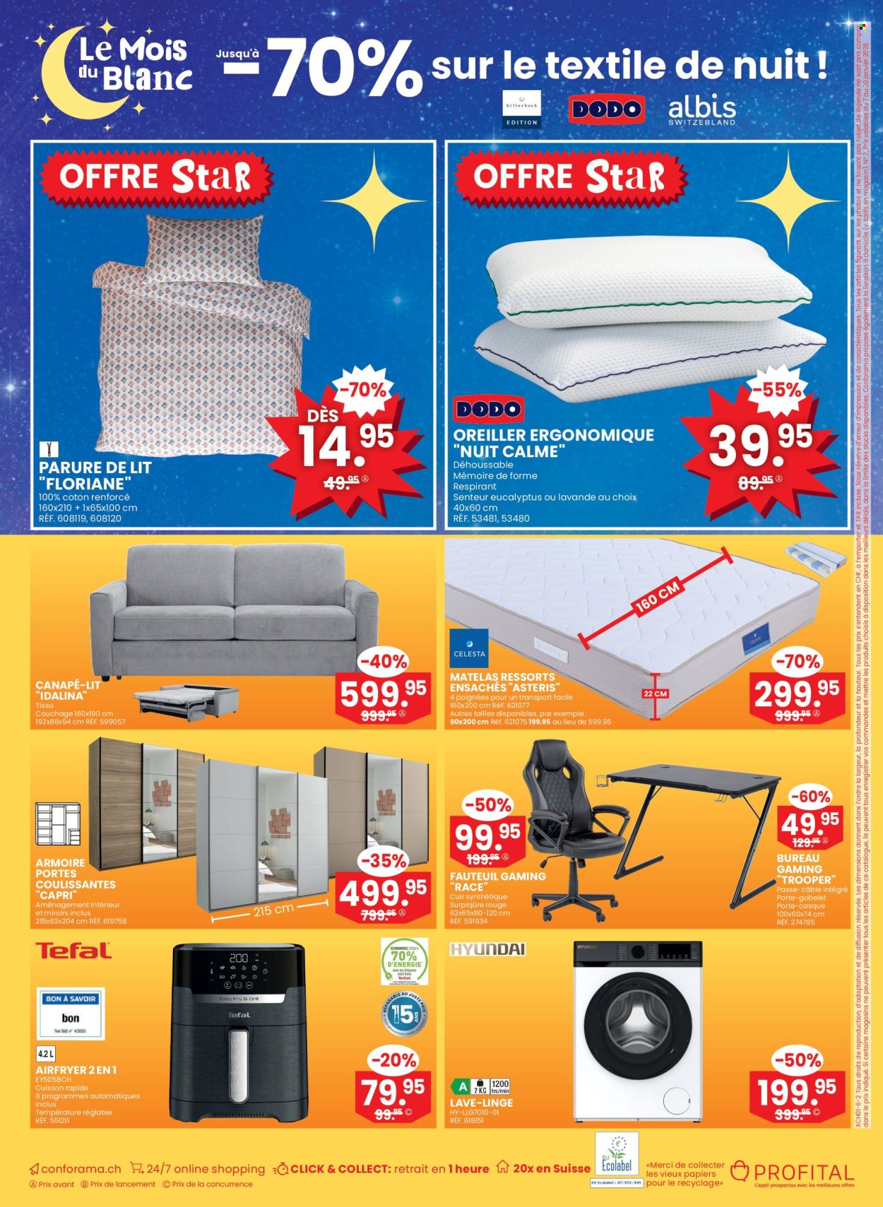 Volantino Conforama - 7.1.2026 - 20.1.2026. Pagina 24