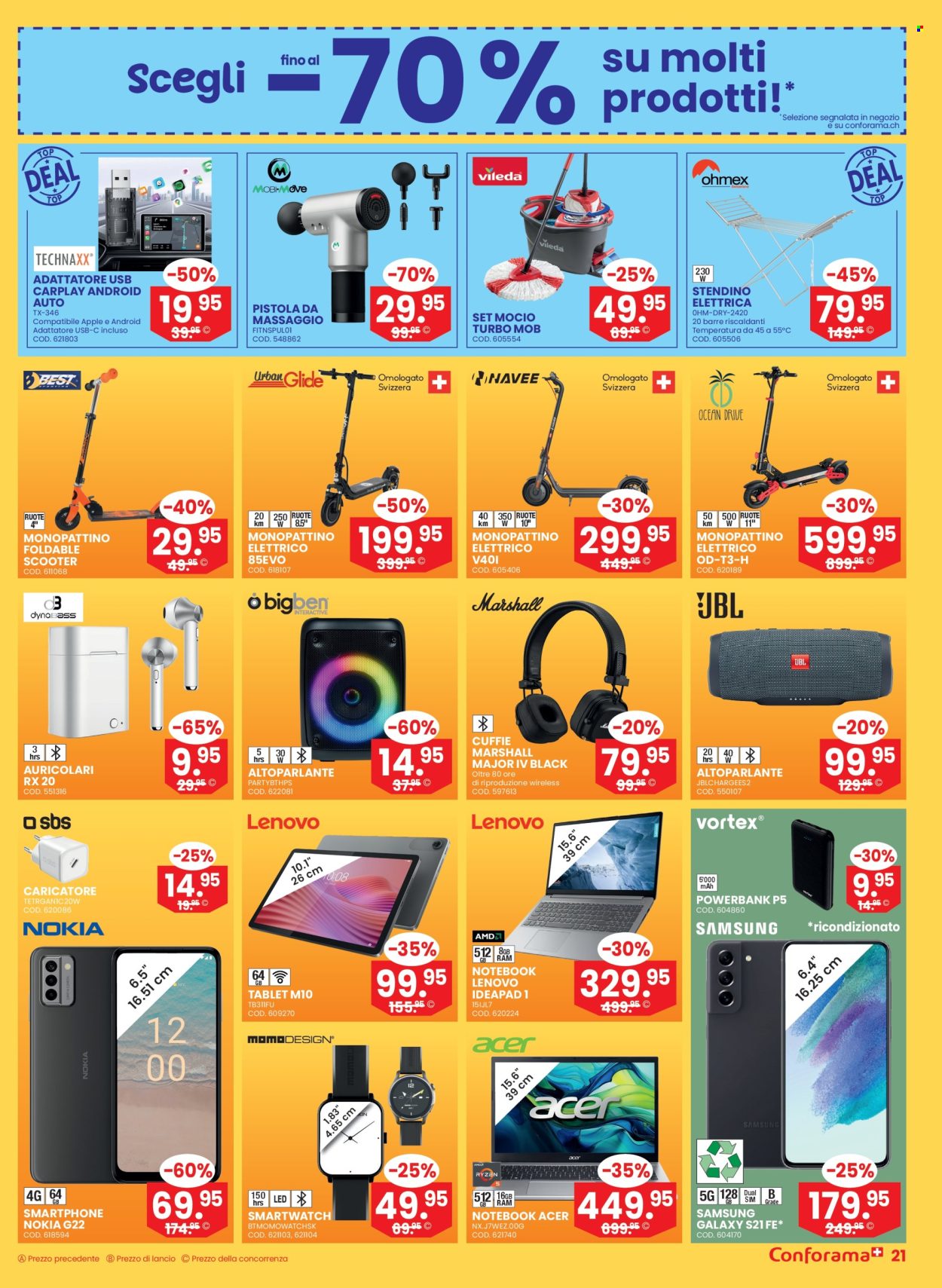 Volantino Conforama - 7.1.2026 - 20.1.2026. Pagina 21