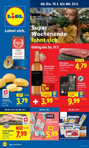 Prospekte Lidl - 15.1.2026 - 21.1.2026.