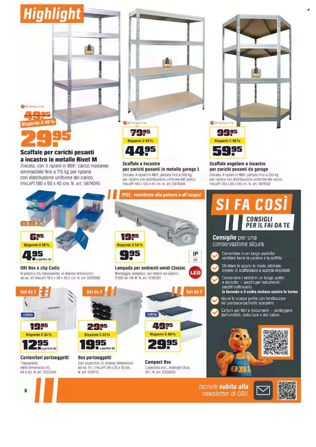 Volantino OBI - 11.1.2026 - 31.1.2026. Pagina 8