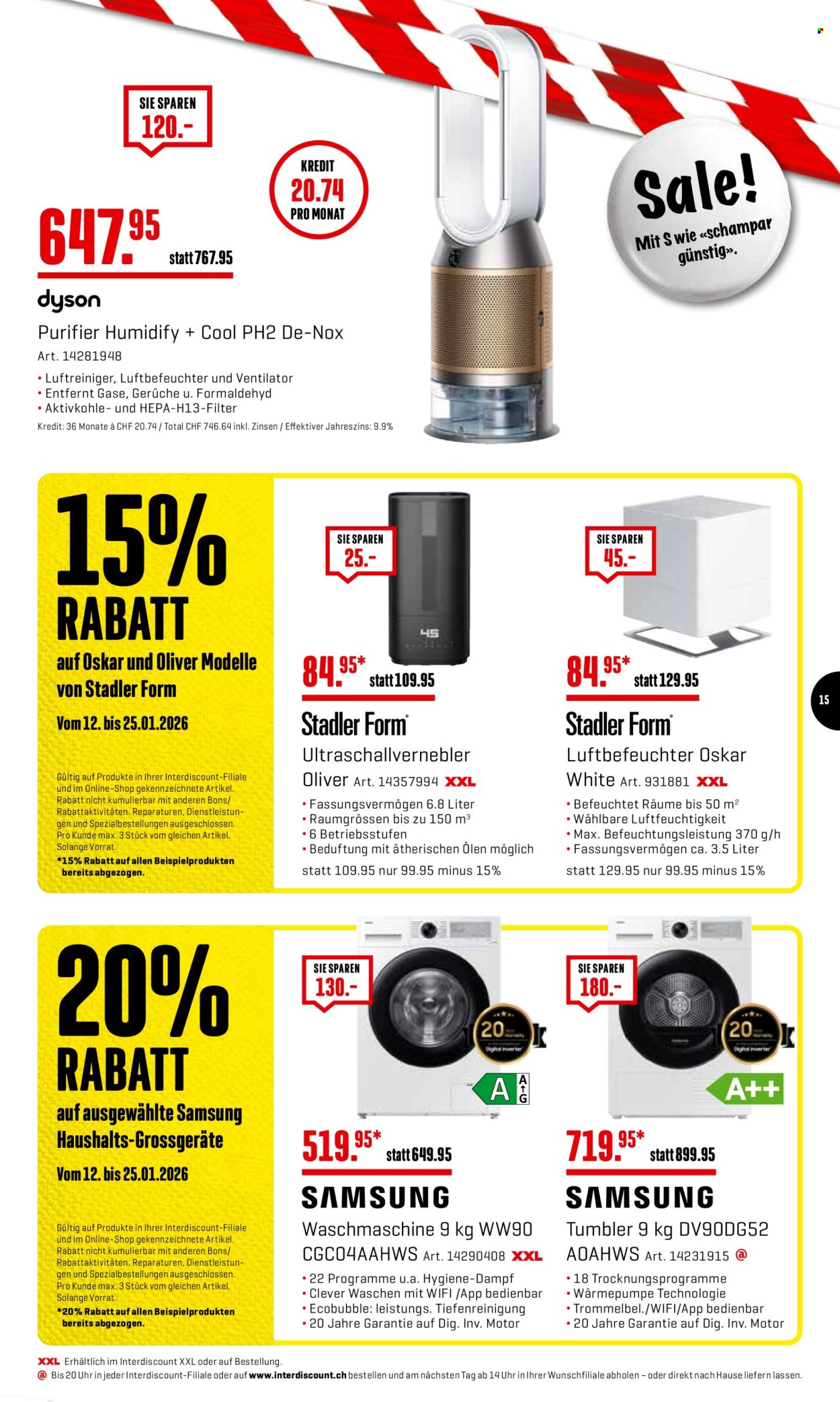 Prospekt Interdiscount - 12.1.2026 - 25.1.2026. Seite 15