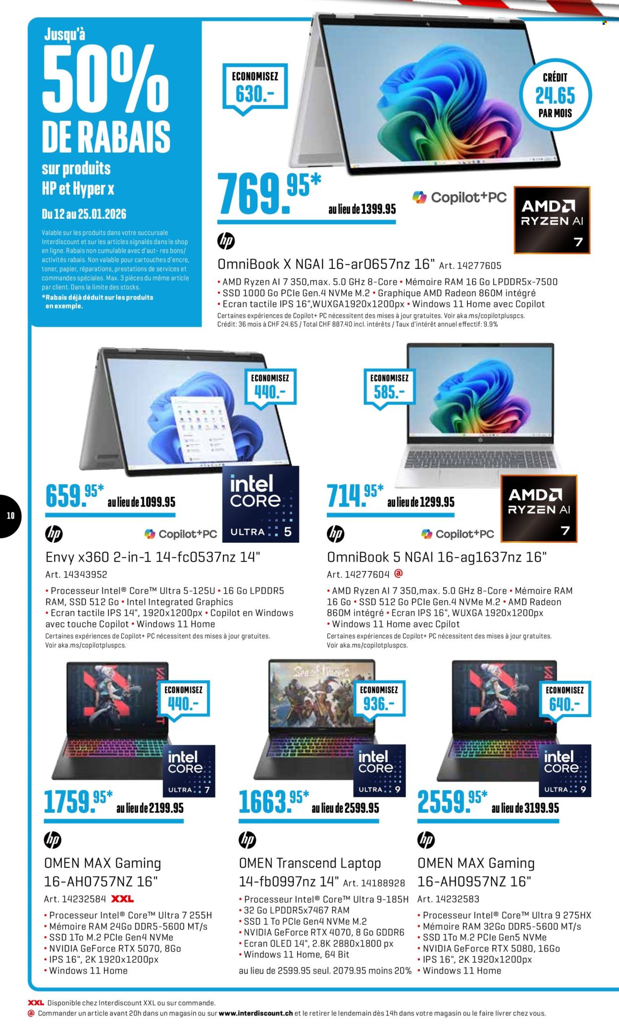 Volantino Interdiscount - 12.1.2026 - 25.1.2026. Pagina 10