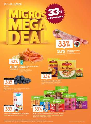 Catalogue Migros - 13.1.2026 - 19.1.2026.