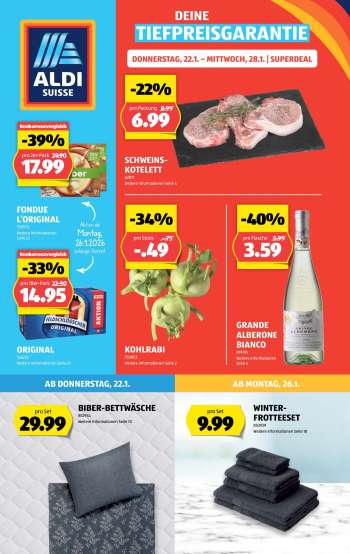 Volantino Aldi - 22.1.2026 - 28.1.2026.