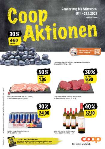 Prospekte Coop - 15.1.2026 - 21.1.2026.