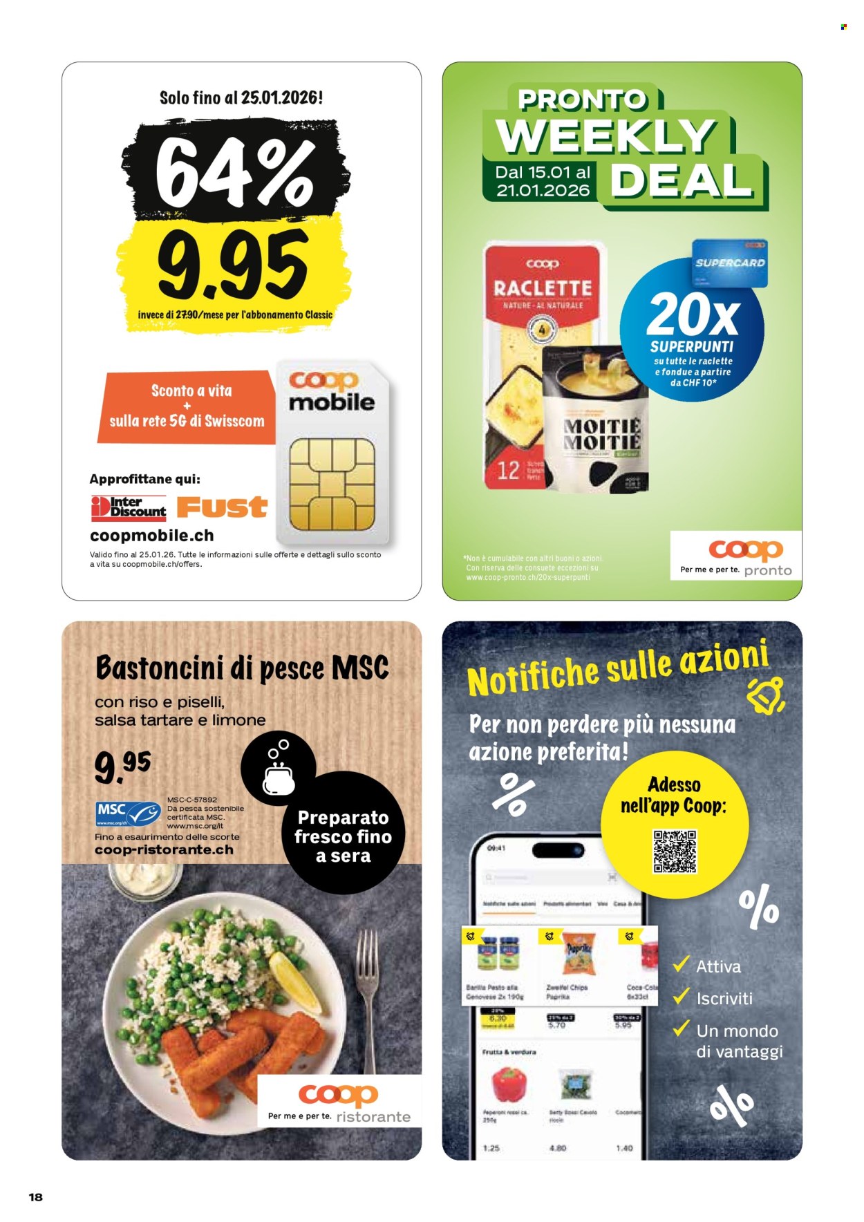 Prospekt Coop - 15.1.2026 - 21.1.2026. Seite 18