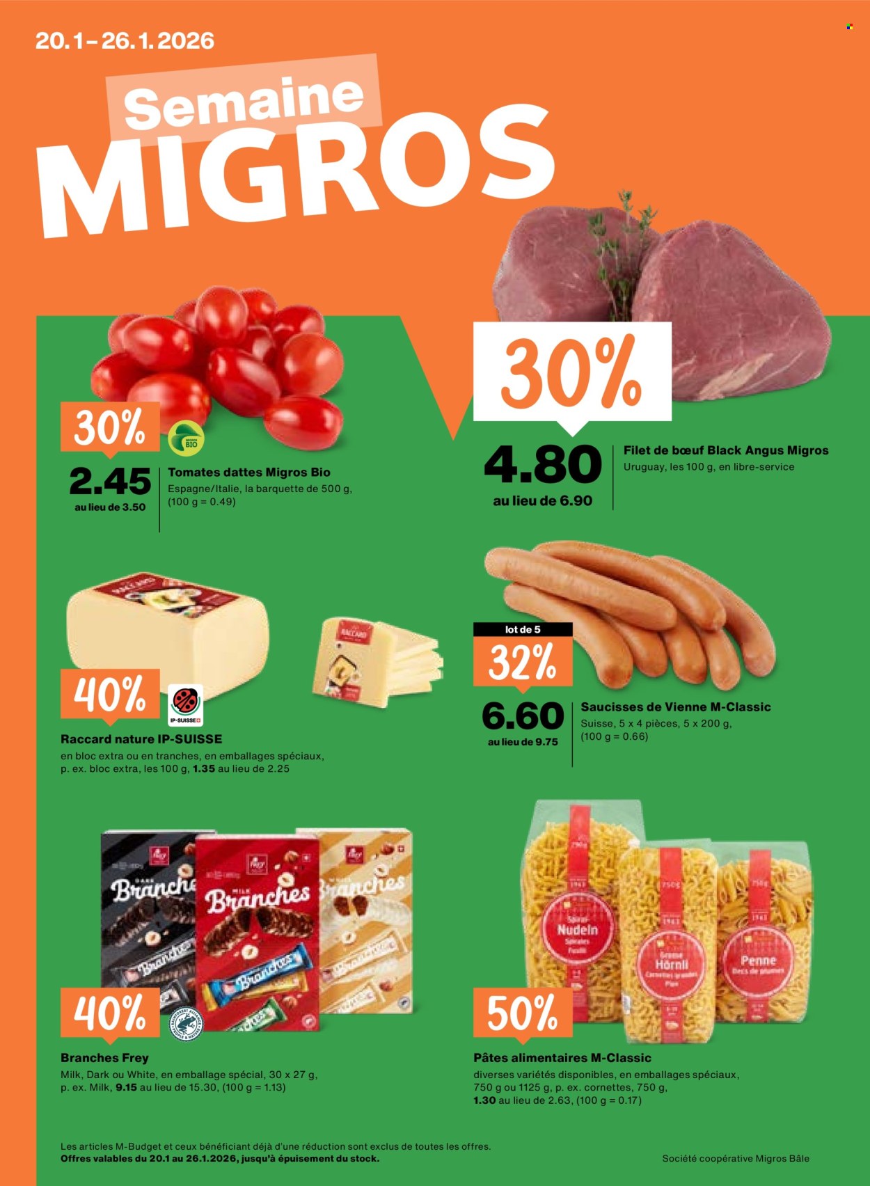 Volantino Migros - 20.1.2026 - 26.1.2026. Pagina 1