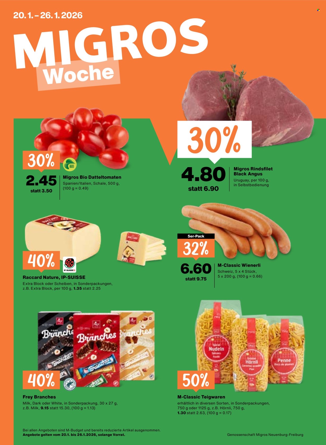 Volantino Migros - 20.1.2026 - 26.1.2026. Pagina 1