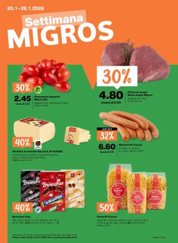 Volantino Migros - 20.1.2026 - 26.1.2026.