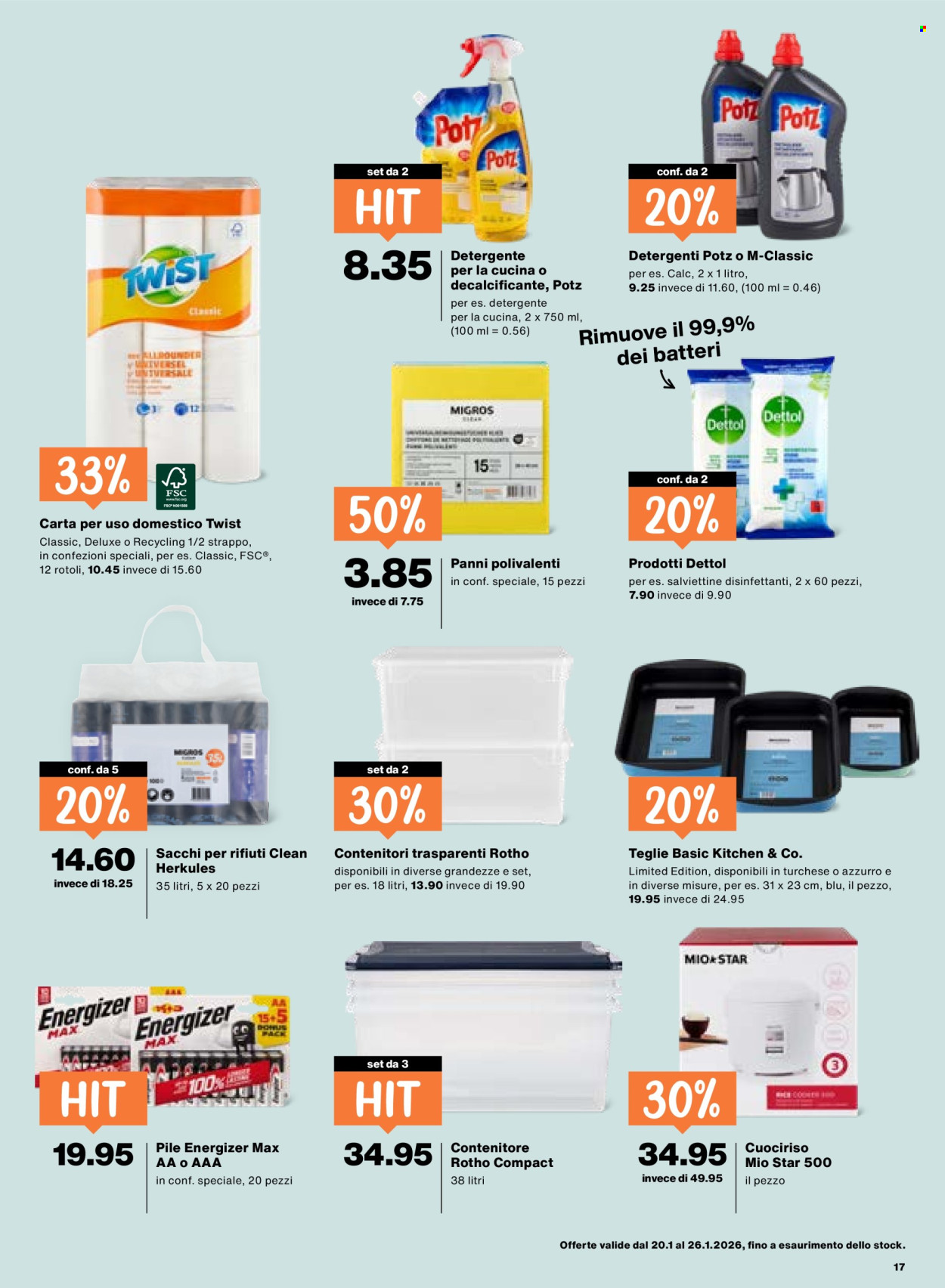 Volantino Migros - 20.1.2026 - 26.1.2026. Pagina 17