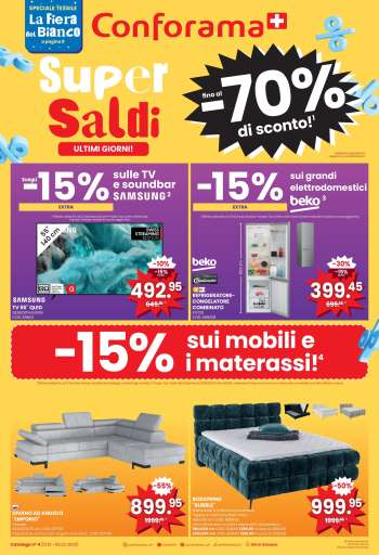 Prospekte Conforama - 21.1.2026 - 3.2.2026.