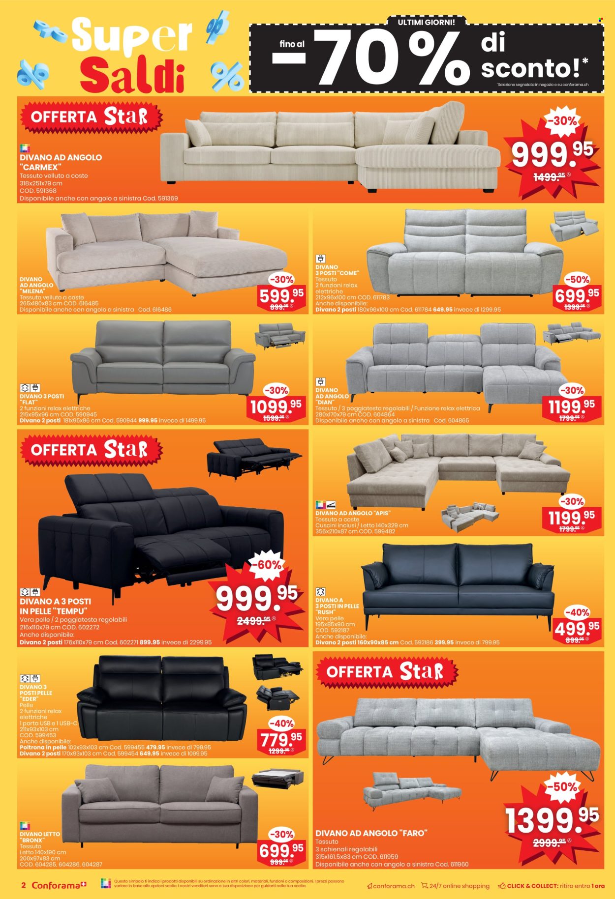 Volantino Conforama - 21.1.2026 - 3.2.2026. Pagina 2